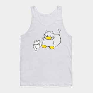 Corona Cat Yellow Tank Top